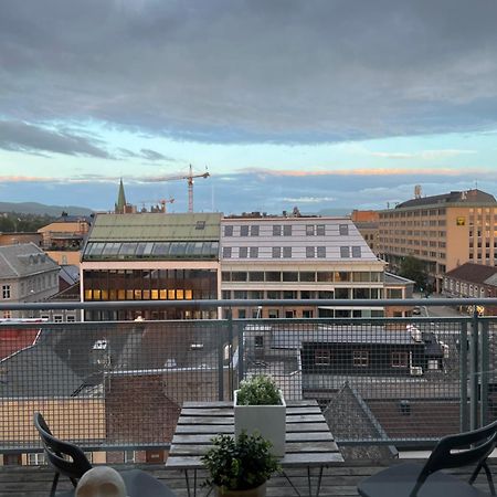 Апартаменты Penthouse In Trondheim City Centre Экстерьер фото